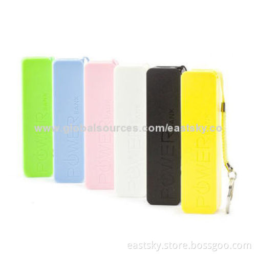 2200mAh Elegant Perfume Keyring Power Bank with Various Colors